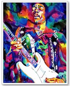 Jimi Hendrix Purple Sells a Print